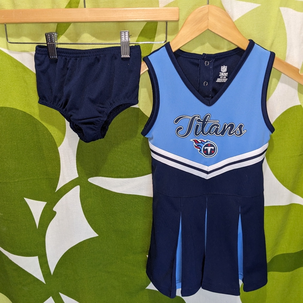 4T Titans Cheerleader Dress with Bloomer